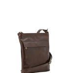 Borsa a tracolla uomo in vera pelle Made in Italy 5556-Tmoro I Fratelli