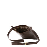 Borsa a tracolla uomo in vera pelle Made in Italy 5556-Tmoro I Fratelli