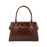 Borsa a mano da donna 100% pelle 5557-Marrone I Fratelli