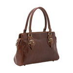 Borsa a mano da donna 100% pelle 5557-Marrone I Fratelli