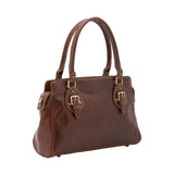 Borsa a mano da donna 100% pelle 5557-Marrone I Fratelli
