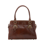 Borsa a mano da donna 100% pelle 5557-Marrone I Fratelli