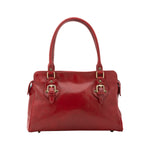 Borsa a mano da donna 100% pelle 5557-Rosso I Fratelli