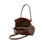 Borsa a mano da donna 100% pelle 5559-Marrone I Fratelli