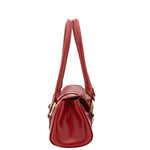 Borsa a mano da donna 100% pelle 5559-Rosso I Fratelli