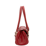 Borsa a mano da donna 100% pelle 5559-Rosso I Fratelli