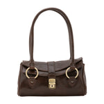 Borsa a mano da donna 100% pelle 5559-Tmoro I Fratelli