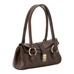 Borsa a mano da donna 100% pelle 5559-Tmoro I Fratelli