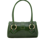 Borsa a mano da donna 100% pelle 5559-Verde I Fratelli