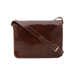Borsa a tracolla uomo in vera pelle Made in Italy 5561-Marrone I Fratelli