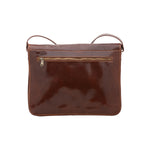 Borsa a tracolla uomo in vera pelle Made in Italy 5561-Marrone I Fratelli
