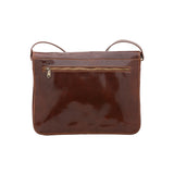 Borsa a tracolla uomo in vera pelle Made in Italy 5561-Marrone I Fratelli