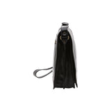Borsa a tracolla uomo in vera pelle Made in Italy 5561-Nero I Fratelli