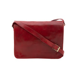 Borsa a tracolla uomo in vera pelle Made in Italy 5561-Rosso I Fratelli
