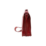 Borsa a tracolla uomo in vera pelle Made in Italy 5561-Rosso I Fratelli