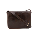Borsa a tracolla uomo in vera pelle Made in Italy 5561-Tmoro I Fratelli