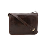 Borsa a tracolla uomo in vera pelle Made in Italy 5561-Tmoro I Fratelli