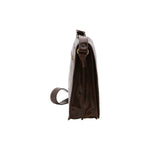 Borsa a tracolla uomo in vera pelle Made in Italy 5561-Tmoro I Fratelli