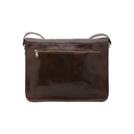 Borsa a tracolla uomo in vera pelle Made in Italy 5561-Tmoro I Fratelli
