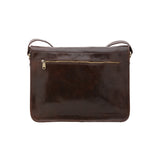 Borsa a tracolla uomo in vera pelle Made in Italy 5561-Tmoro I Fratelli