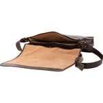 Borsa a tracolla uomo in vera pelle Made in Italy 5561-Tmoro I Fratelli