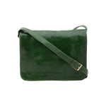 Borsa a tracolla uomo in vera pelle Made in Italy 5561-Verde I Fratelli