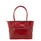 Borsa a tracolla da uomo in vera pelle 100% pelle 5562-Rosso I Fratelli