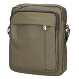 Borsa a tracolla uomo 100% pelle PU PCL3016-GREEN Northampton Polo Club