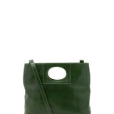 Borsa a tracolla da donna Vera pelle 5563-Verde I Fratelli