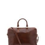 Borsa da lavoro uomo in vera pelle Made in Italy 5565-Marrone I Fratelli