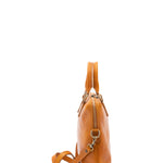 Borsa da lavoro uomo in vera pelle Made in Italy 5565-Senape I Fratelli