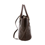 Borsa a tracolla da donna 100% pelle 5566-Tmoro I Fratelli