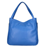 Borsa a spalla da donna Misto pelle e tessuto 07155-D22 BLUETTE Roberta Rossi