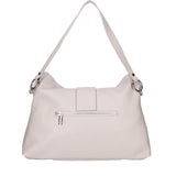 Grace Borsa a spalla da donna Vera pelle 07158-D86 GRIGIO PERLA Viola Castellani