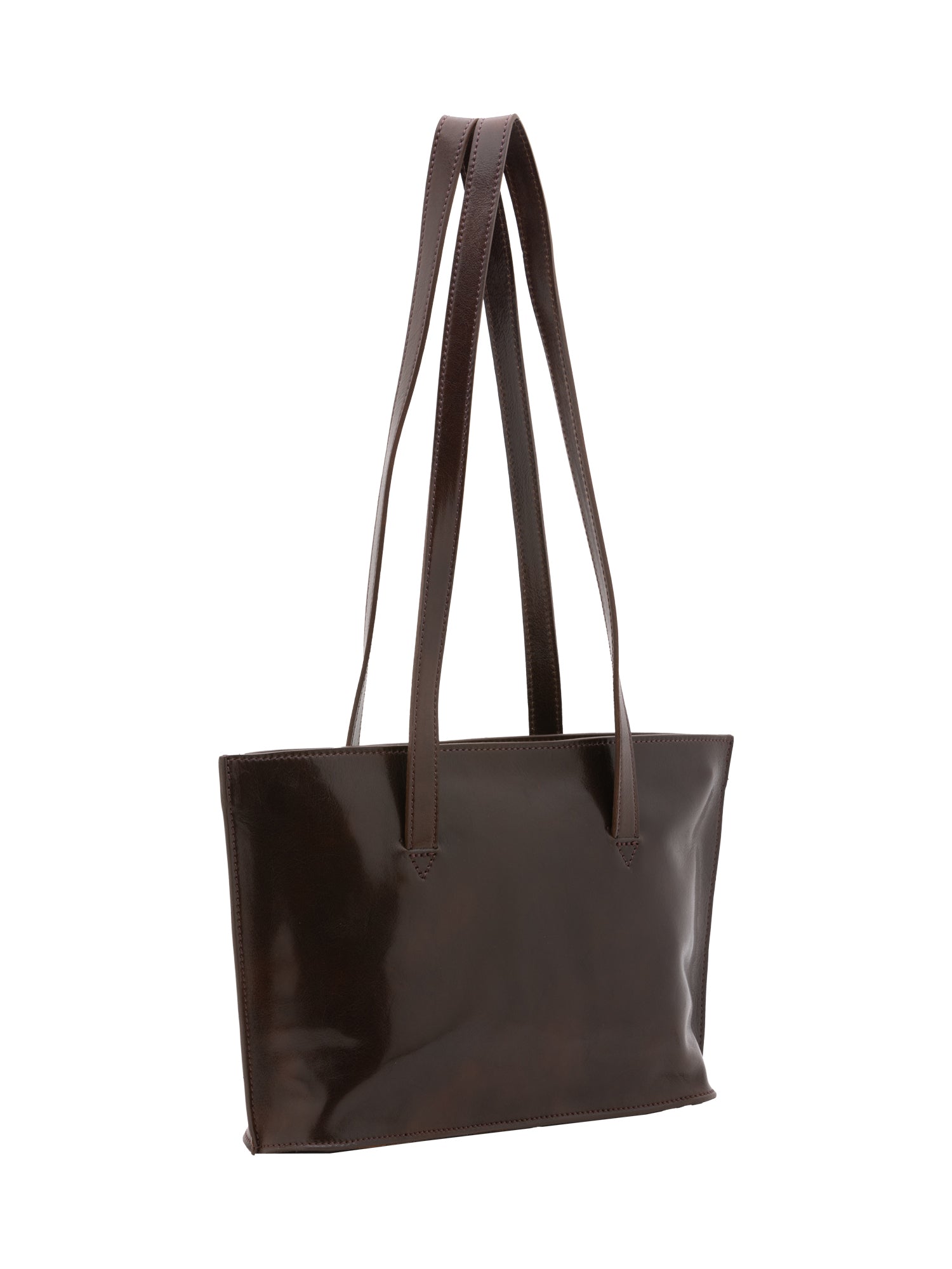 Borsa a spalla da donna 100% pelle 5571-Tmoro I Fratelli