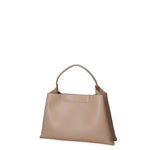 Borsa a mano da donna 100% pelle riciclata 07227-Taupe Viola Castellani
