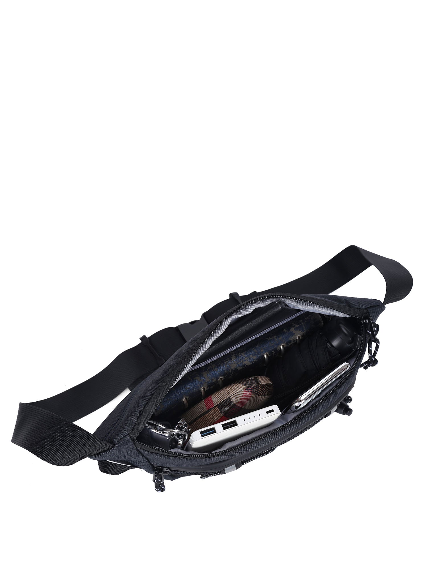 SY3090-BLACK Marsupio Unisex Lumina Ultra Aoking