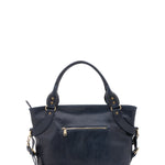 Borsa a mano da donna 100% pelle 5579-Blu I Fratelli