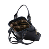 Borsa a mano da donna 100% pelle 5579-Blu I Fratelli