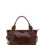 Borsa a mano da donna 100% pelle 5579-Marrone I Fratelli