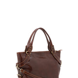 Borsa a mano da donna 100% pelle 5579-Marrone I Fratelli
