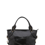 Borsa a mano da donna 100% pelle 5579-Nero I Fratelli