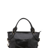 Borsa a mano da donna 100% pelle 5579-Nero I Fratelli