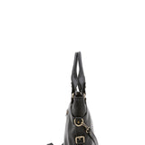 Borsa a mano da donna 100% pelle 5579-Nero I Fratelli