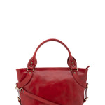 Borsa a mano da donna 100% pelle 5579-Rosso I Fratelli