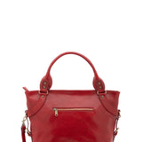 Borsa a mano da donna 100% pelle 5579-Rosso I Fratelli
