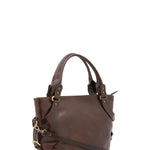 Borsa a mano da donna 100% pelle 5579-Tmoro I Fratelli