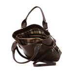 Borsa a mano da donna 100% pelle 5579-Tmoro I Fratelli