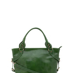 Borsa a mano da donna 100% pelle 5579-Verde I Fratelli