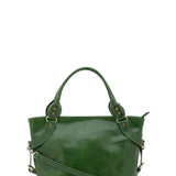 Borsa a mano da donna 100% pelle 5579-Verde I Fratelli